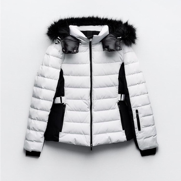 ZARA WINDPROOF AND WATERPROOF RECCO® TECHNOLOGY DOWN JACKET SKI COLLECTION - Picture 1 of 16